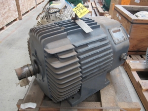 MOTOR, ELECTRIC TYPE, 75 HORSEPOWER, 460 ELEC RATING, 1170 RPM, 444TX FRAME, 90.5 AMPS, 1.0 SERVICE FACTOR. HOIST MOTOR, CASK CRANE (W-44) LOADING & HANDLING FEE $15-